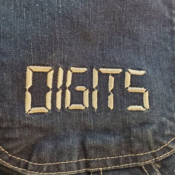 DIGITS 238 SZ L 38 Vintage 90s Y2K Men's Wide Leg Carpenter Jeans Pants Blue - Picture 10 of 11